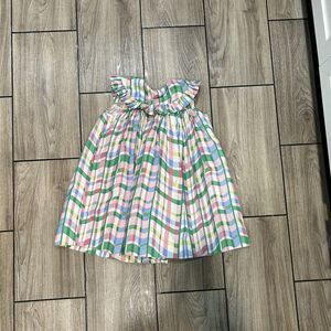 Vintage Sugar Buttons Girls Dress Size 4 Plaid Preppy Sleeveless Church Event
